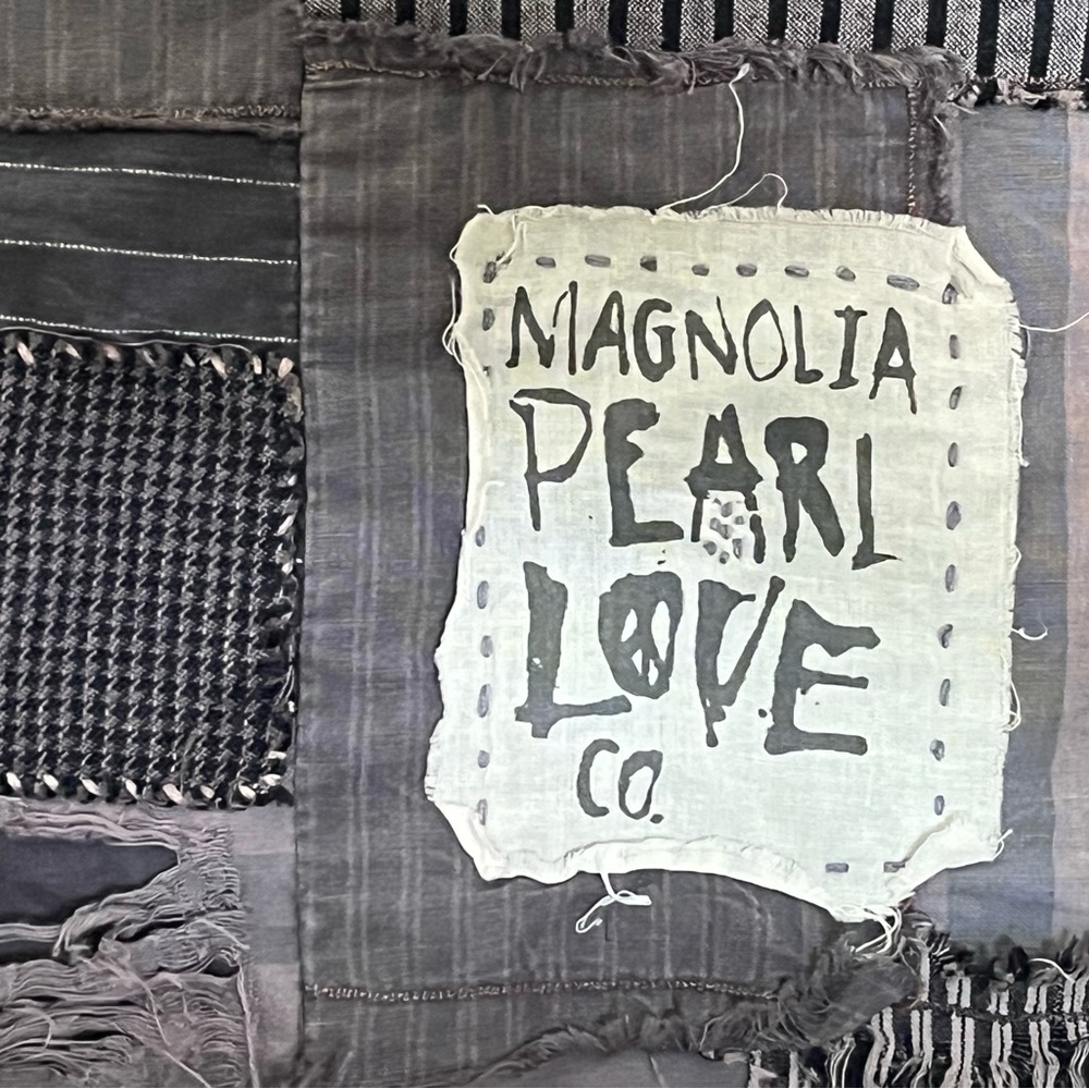 Magnolia Pearl Black and Gray Patchwork Nikha Vest - Picture 3 of 10